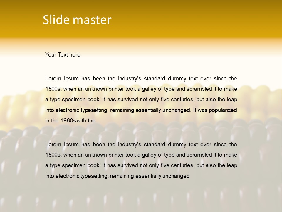 Kernel Corn Seed PowerPoint Template