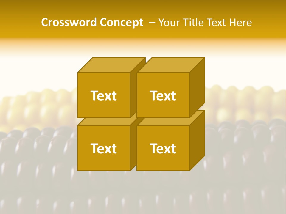 Kernel Corn Seed PowerPoint Template