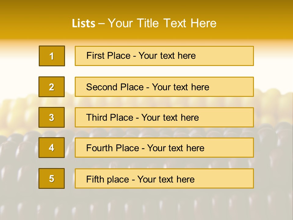 Kernel Corn Seed PowerPoint Template