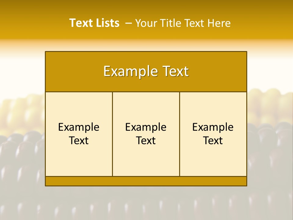 Kernel Corn Seed PowerPoint Template