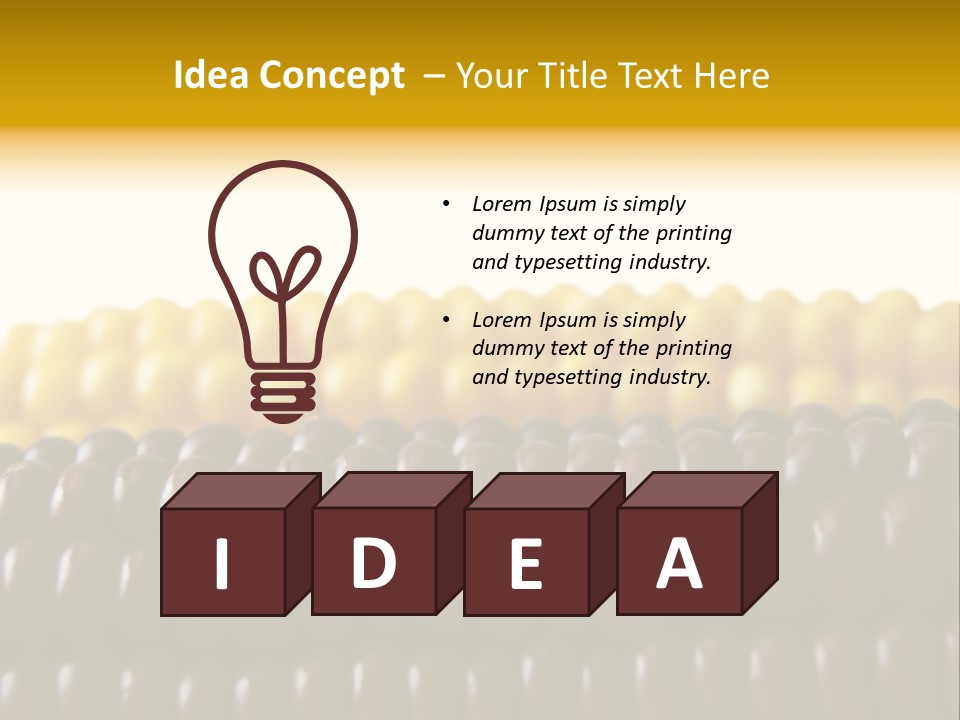 Kernel Corn Seed PowerPoint Template