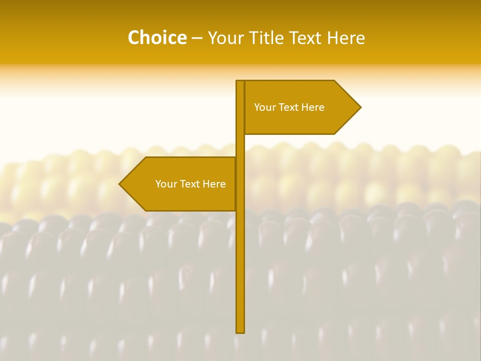 Kernel Corn Seed PowerPoint Template