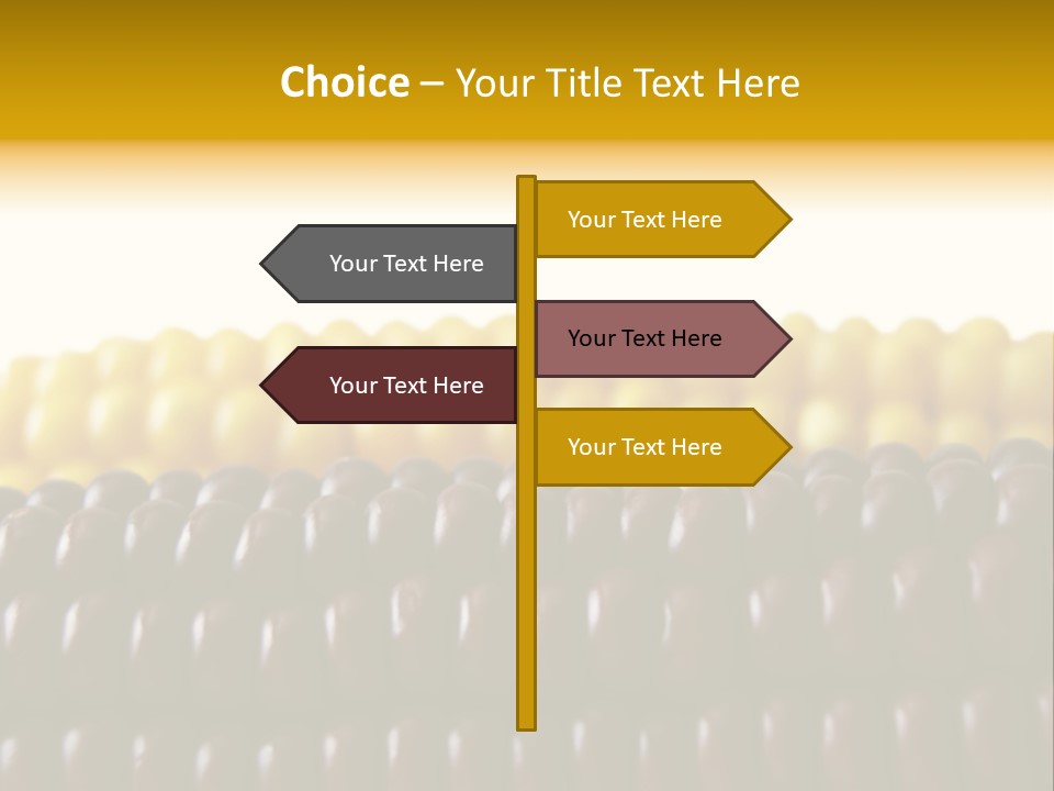 Kernel Corn Seed PowerPoint Template