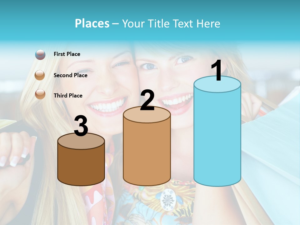 Happiness Store Holding PowerPoint Template
