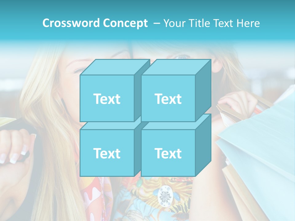 Happiness Store Holding PowerPoint Template