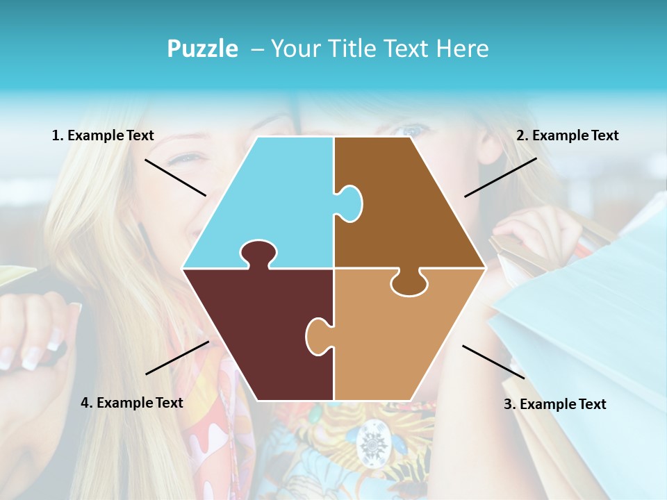 Happiness Store Holding PowerPoint Template
