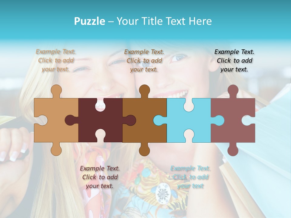 Happiness Store Holding PowerPoint Template