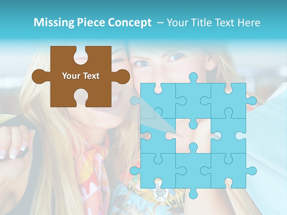 Happiness Store Holding PowerPoint Template