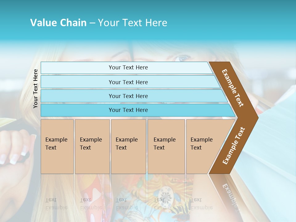 Happiness Store Holding PowerPoint Template