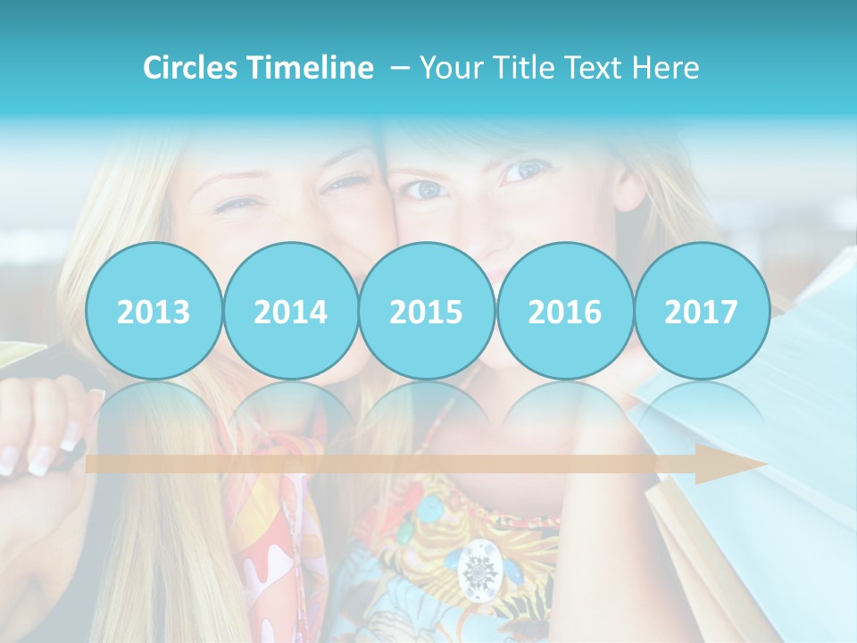 Happiness Store Holding PowerPoint Template