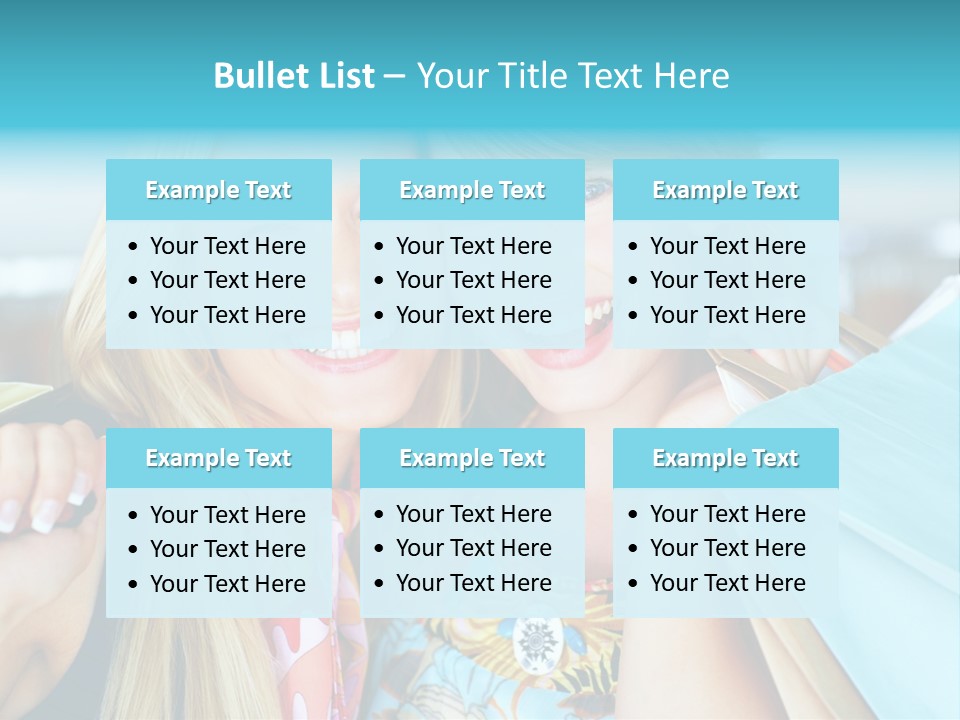 Happiness Store Holding PowerPoint Template