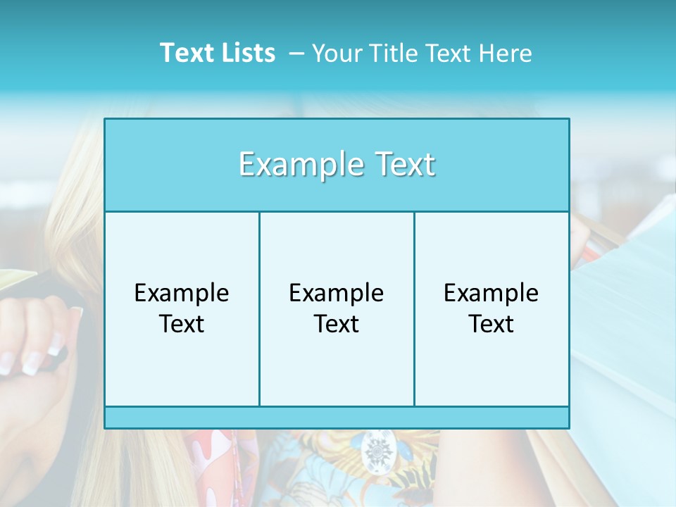 Happiness Store Holding PowerPoint Template