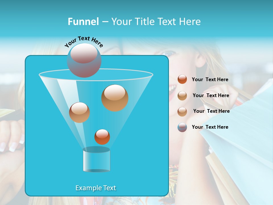 Happiness Store Holding PowerPoint Template