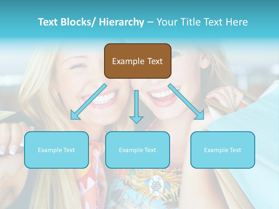 Happiness Store Holding PowerPoint Template
