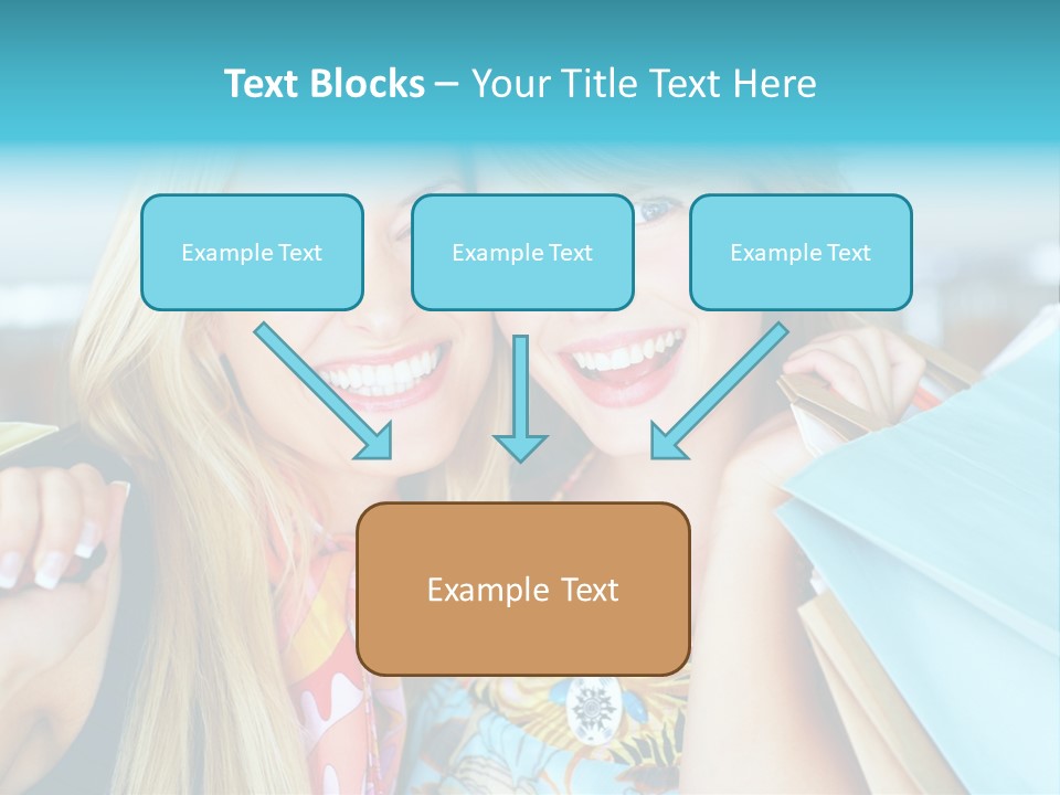 Happiness Store Holding PowerPoint Template