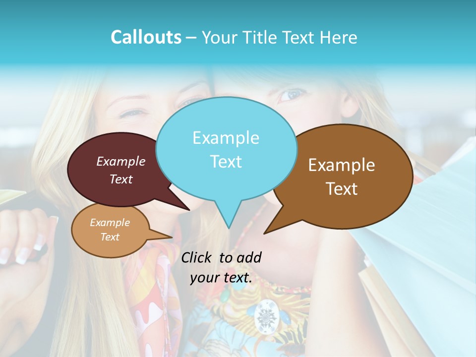 Happiness Store Holding PowerPoint Template