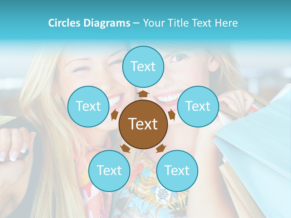 Happiness Store Holding PowerPoint Template