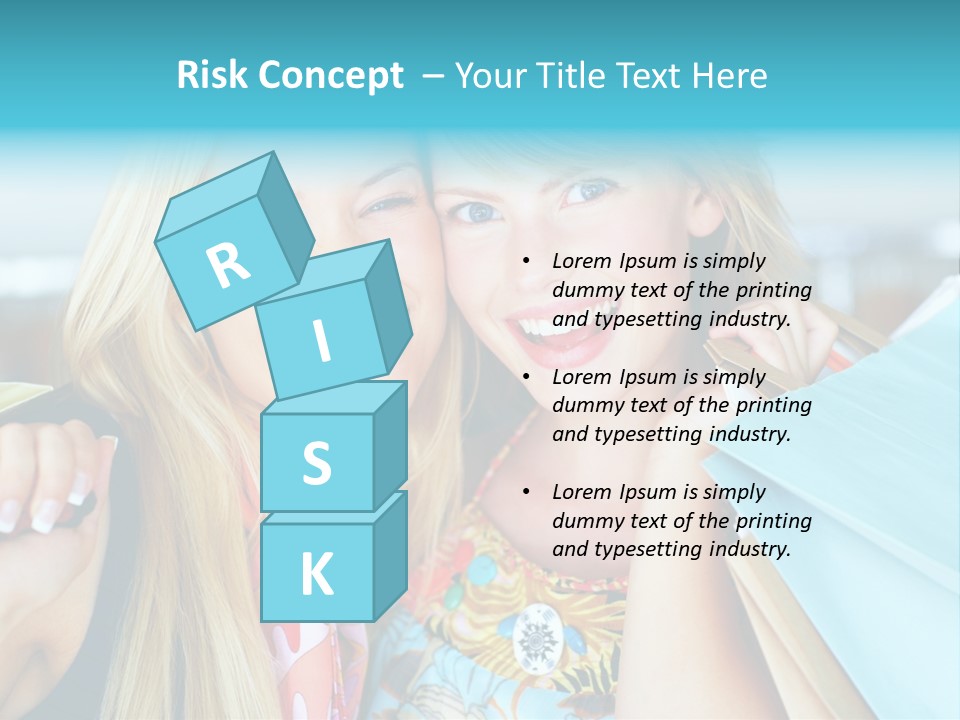 Happiness Store Holding PowerPoint Template