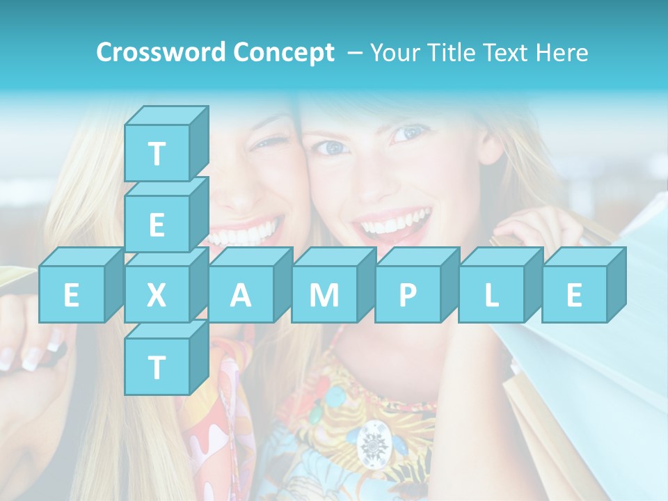 Happiness Store Holding PowerPoint Template