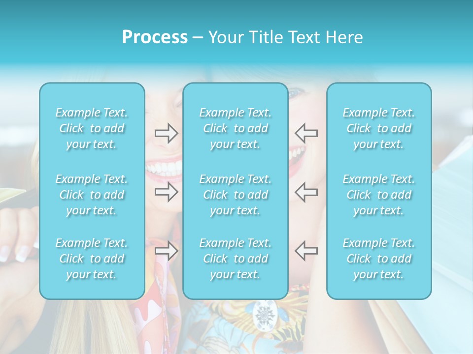 Happiness Store Holding PowerPoint Template