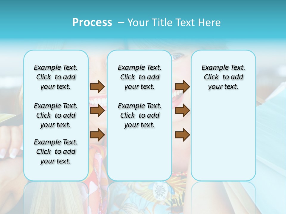 Happiness Store Holding PowerPoint Template