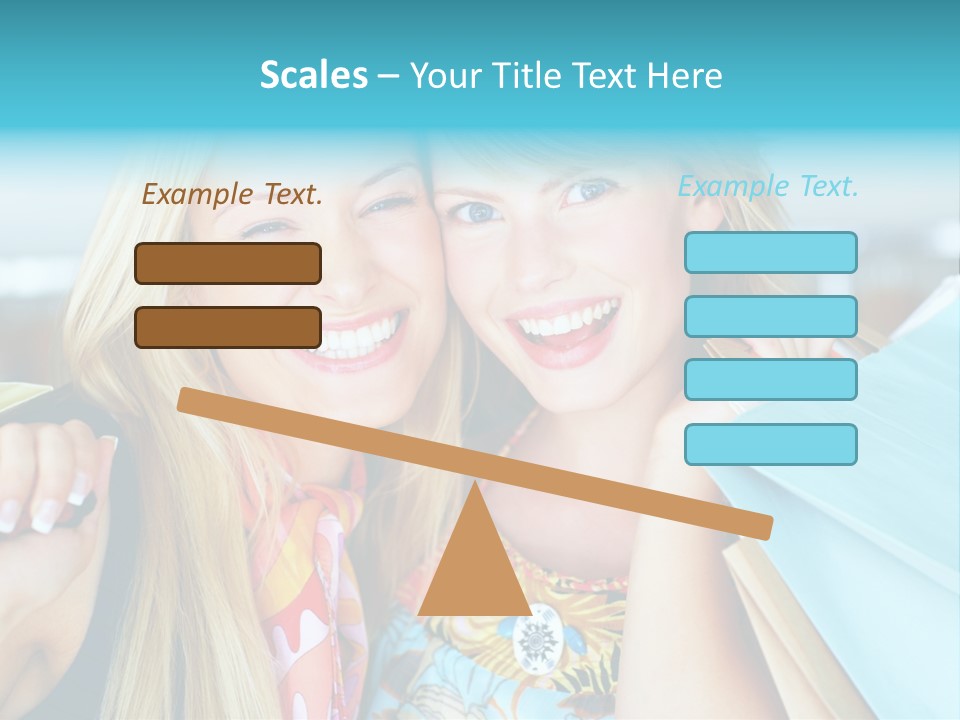 Happiness Store Holding PowerPoint Template