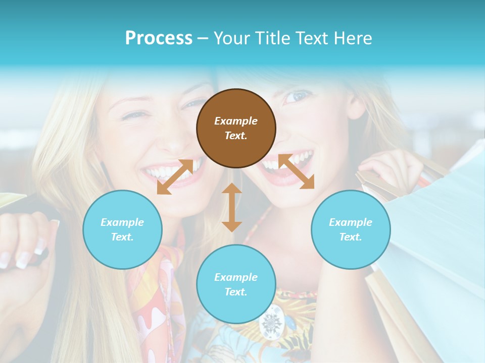 Happiness Store Holding PowerPoint Template