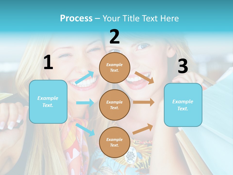 Happiness Store Holding PowerPoint Template