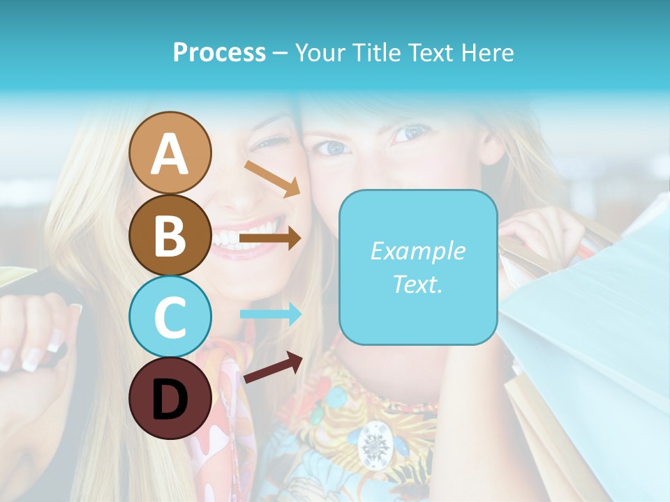 Happiness Store Holding PowerPoint Template
