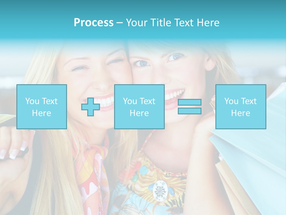 Happiness Store Holding PowerPoint Template