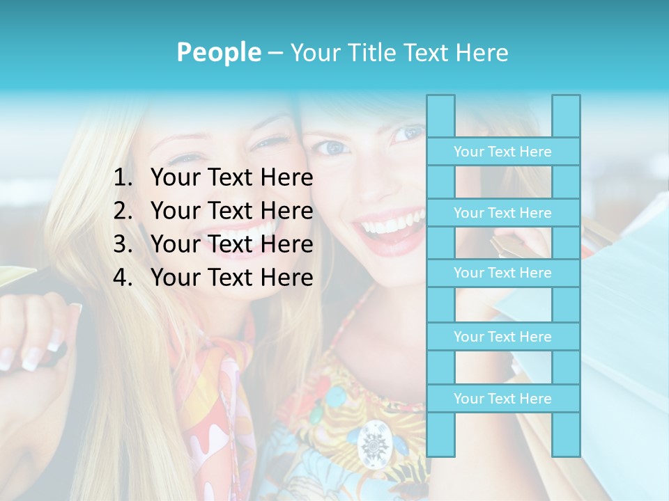 Happiness Store Holding PowerPoint Template
