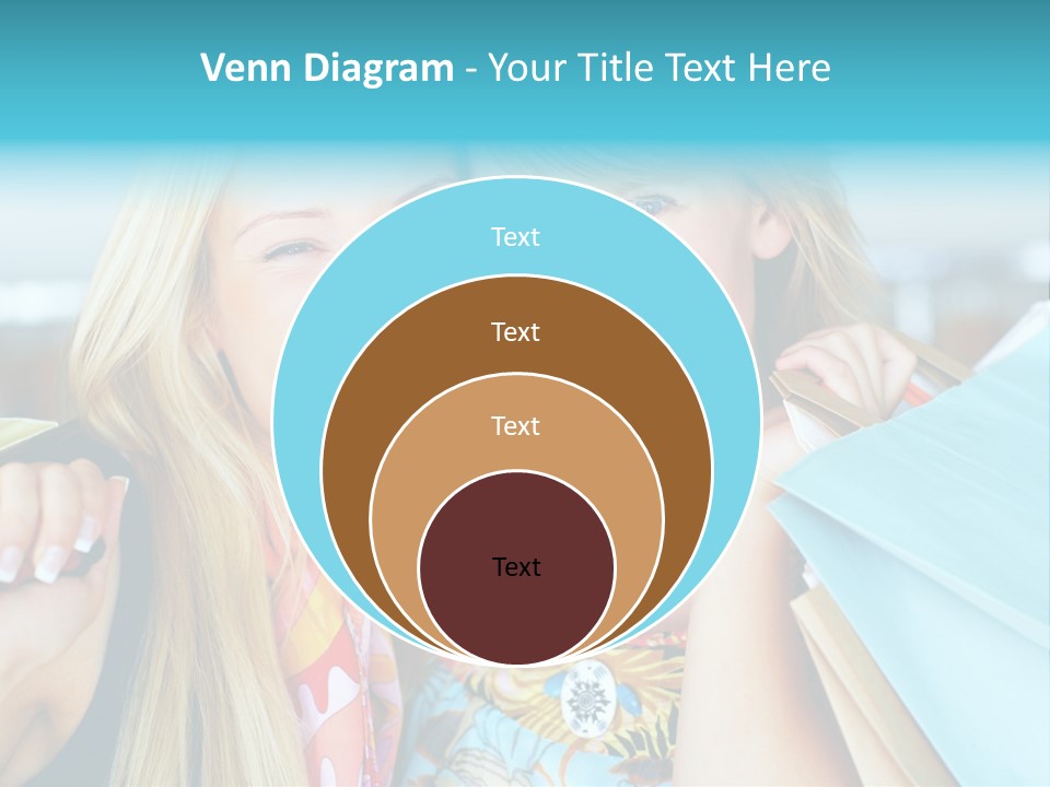 Happiness Store Holding PowerPoint Template