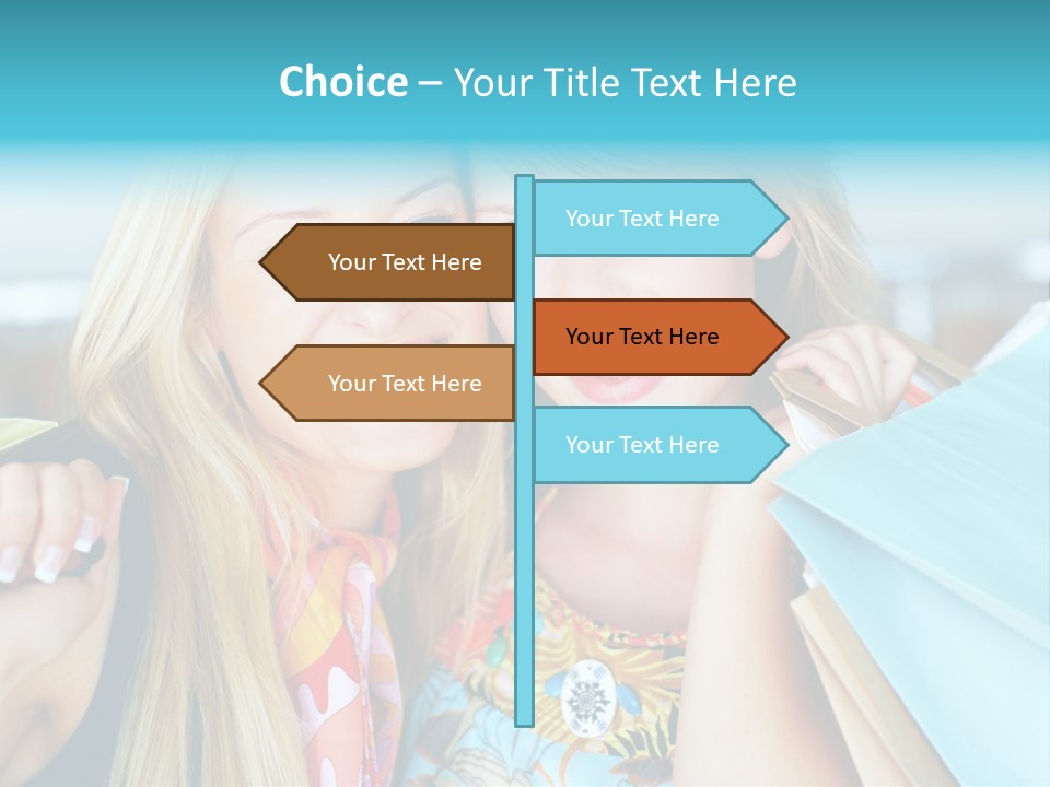 Happiness Store Holding PowerPoint Template