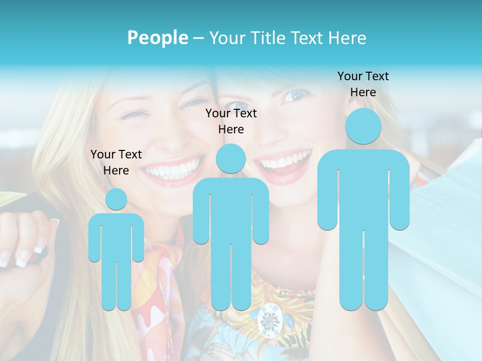 Happiness Store Holding PowerPoint Template