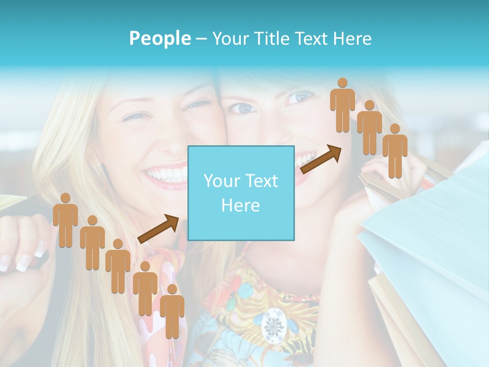 Happiness Store Holding PowerPoint Template