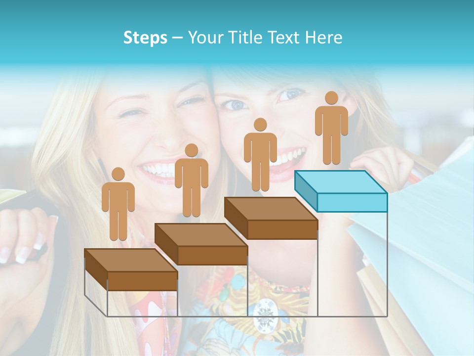 Happiness Store Holding PowerPoint Template