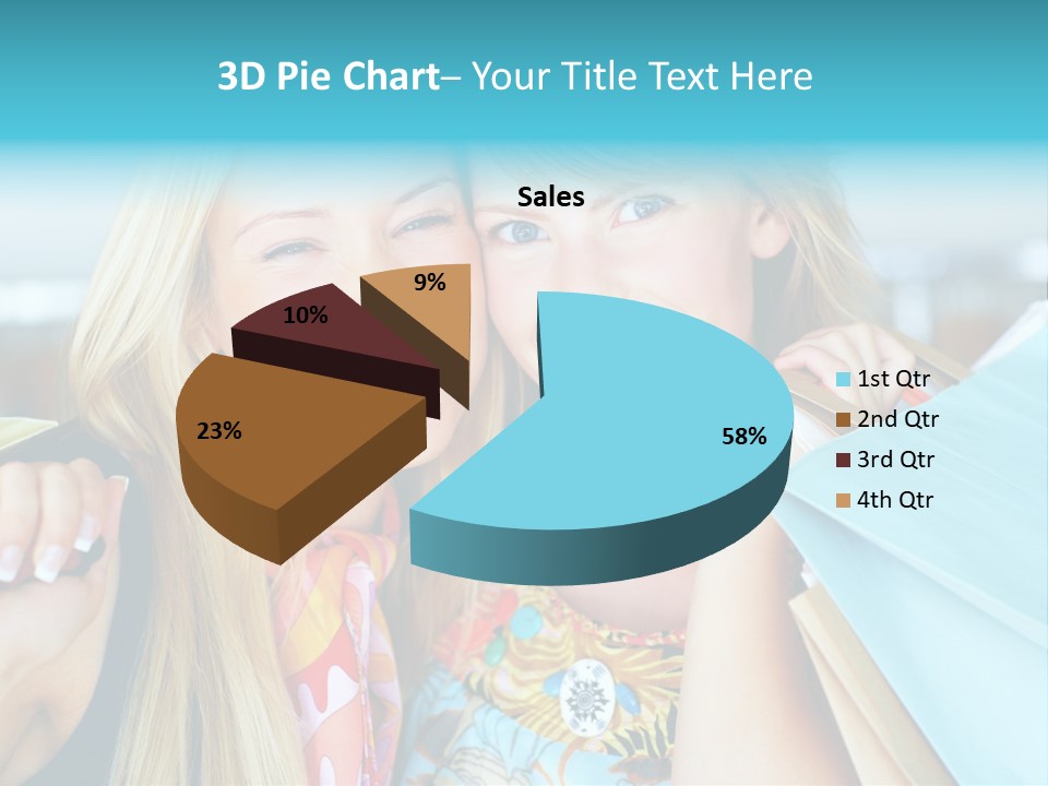 Happiness Store Holding PowerPoint Template