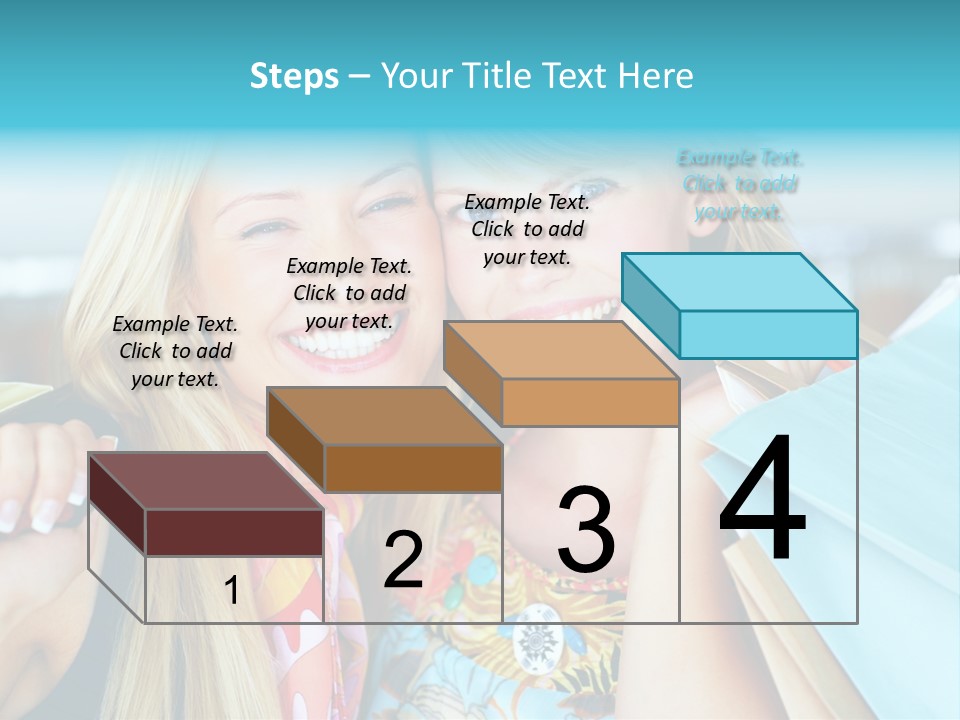 Happiness Store Holding PowerPoint Template