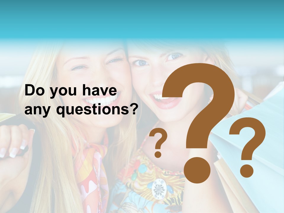 Happiness Store Holding PowerPoint Template