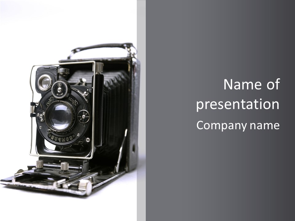 Photograph Black Photo PowerPoint Template