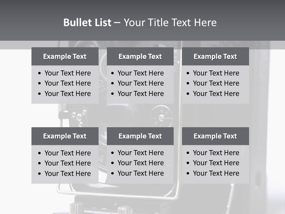Photograph Black Photo PowerPoint Template