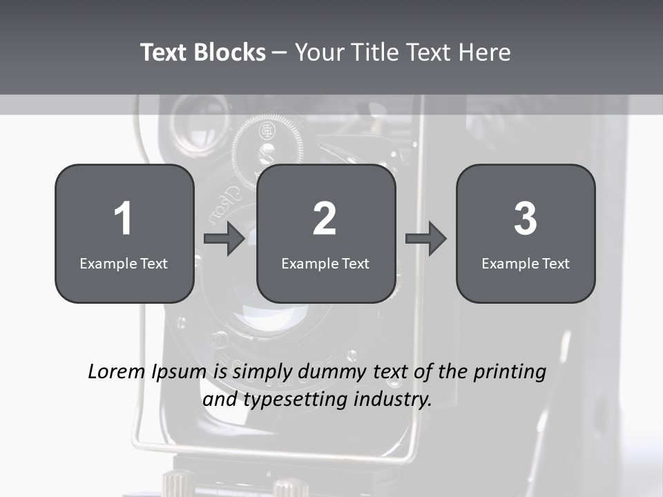 Photograph Black Photo PowerPoint Template