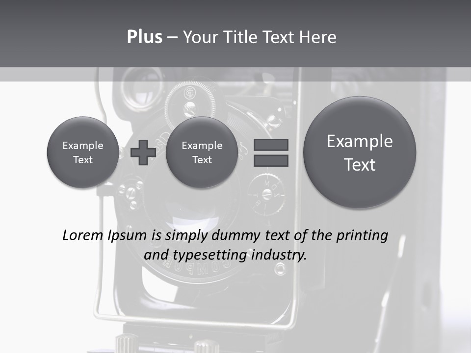 Photograph Black Photo PowerPoint Template