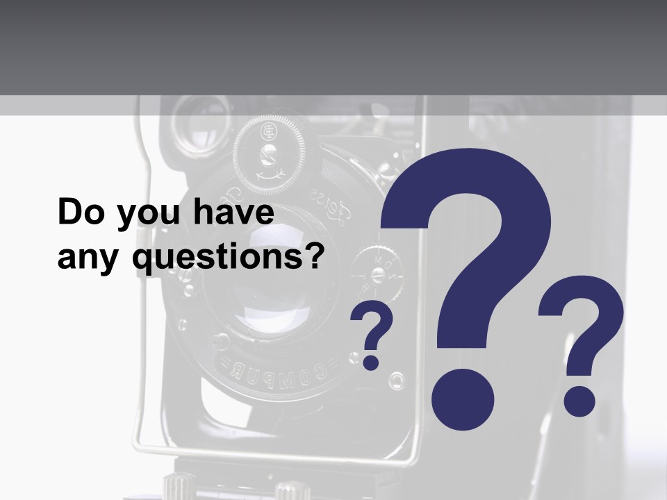 Photograph Black Photo PowerPoint Template