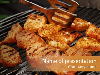 Food Turkey Meat PowerPoint Template