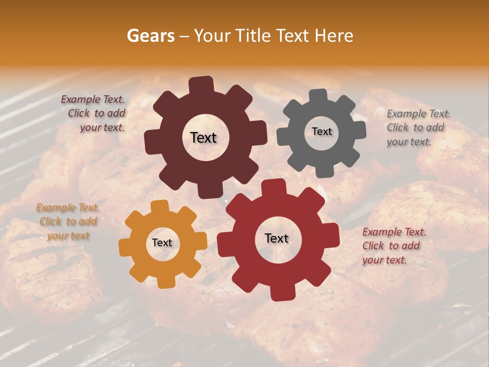 Food Turkey Meat PowerPoint Template