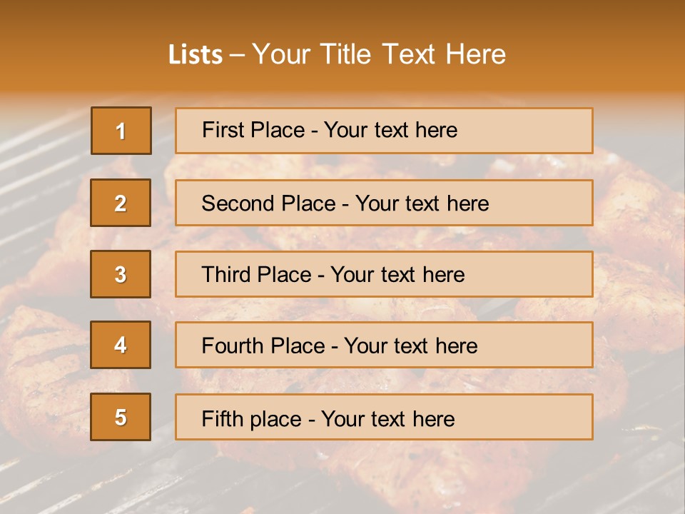 Food Turkey Meat PowerPoint Template