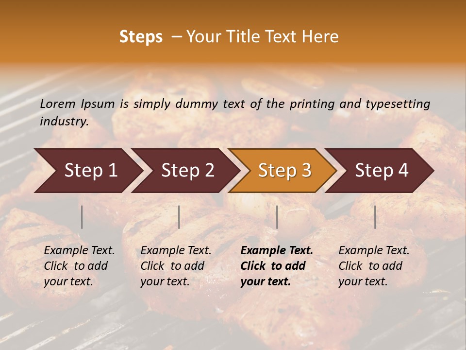Food Turkey Meat PowerPoint Template