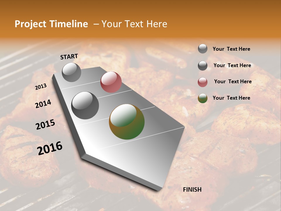 Food Turkey Meat PowerPoint Template