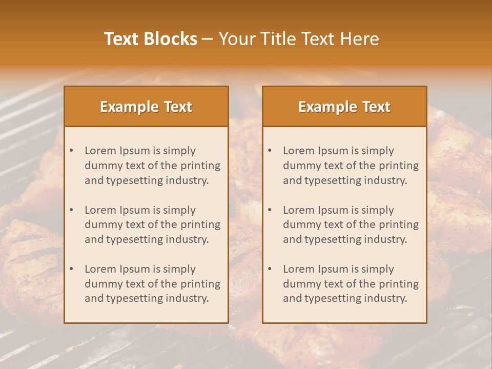 Food Turkey Meat PowerPoint Template